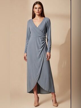knee length dresses for ladies Tasha Turtleneck Midi Dress